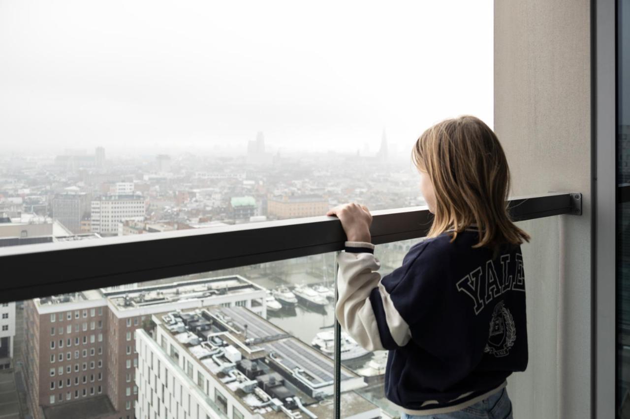 Uniek Appartement - Mooiste En Hoogste Uitzicht Op Antwerpen! - Incl Gratis Parking 外观 照片