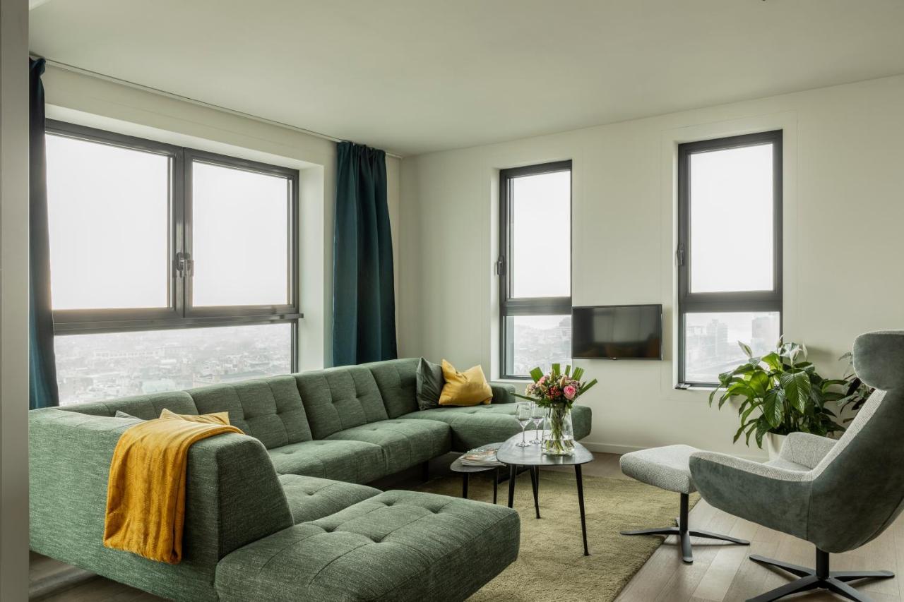 Uniek Appartement - Mooiste En Hoogste Uitzicht Op Antwerpen! - Incl Gratis Parking 外观 照片